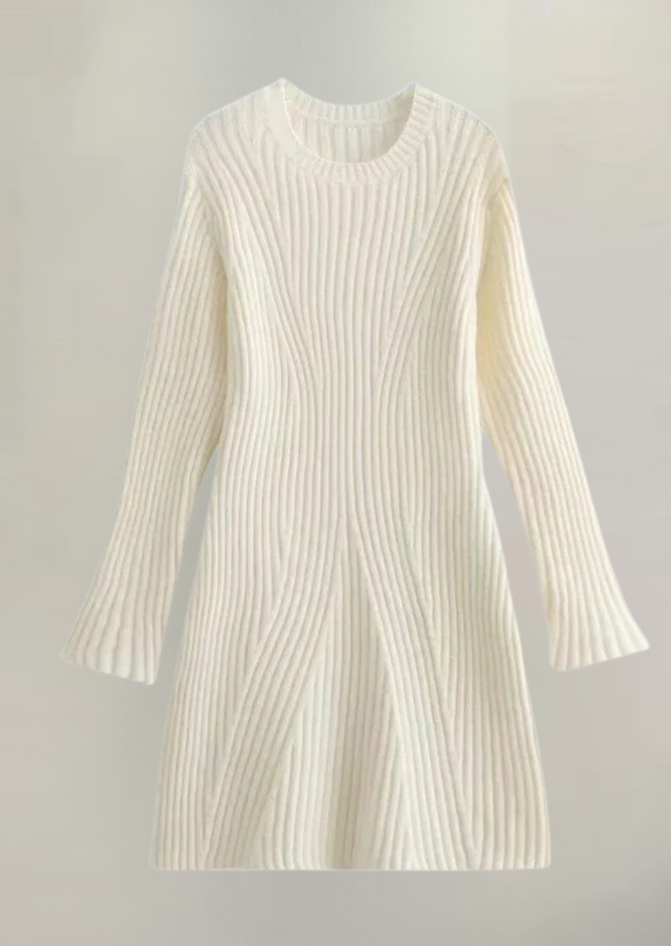 Ember® Lune Dress – Ribgebreide Mini Jurk