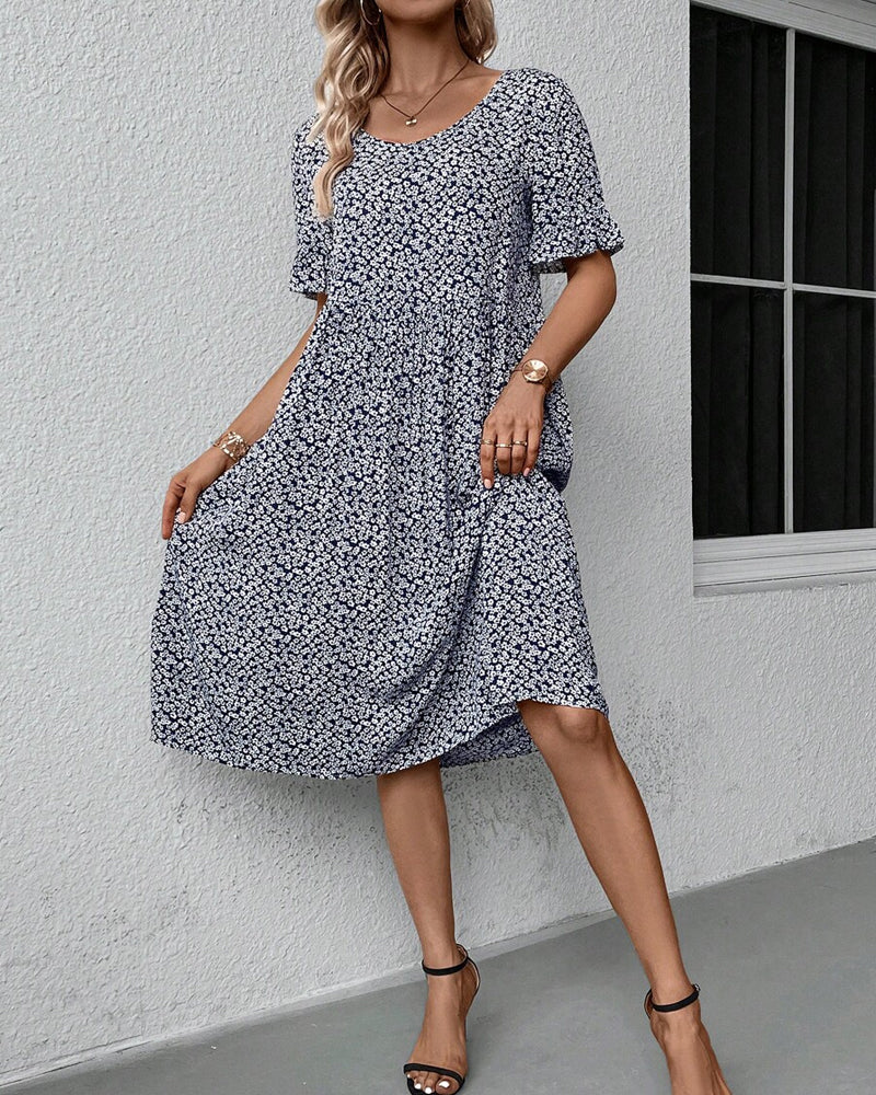 Ember® Fleurine – Bloemen Midi Jurk