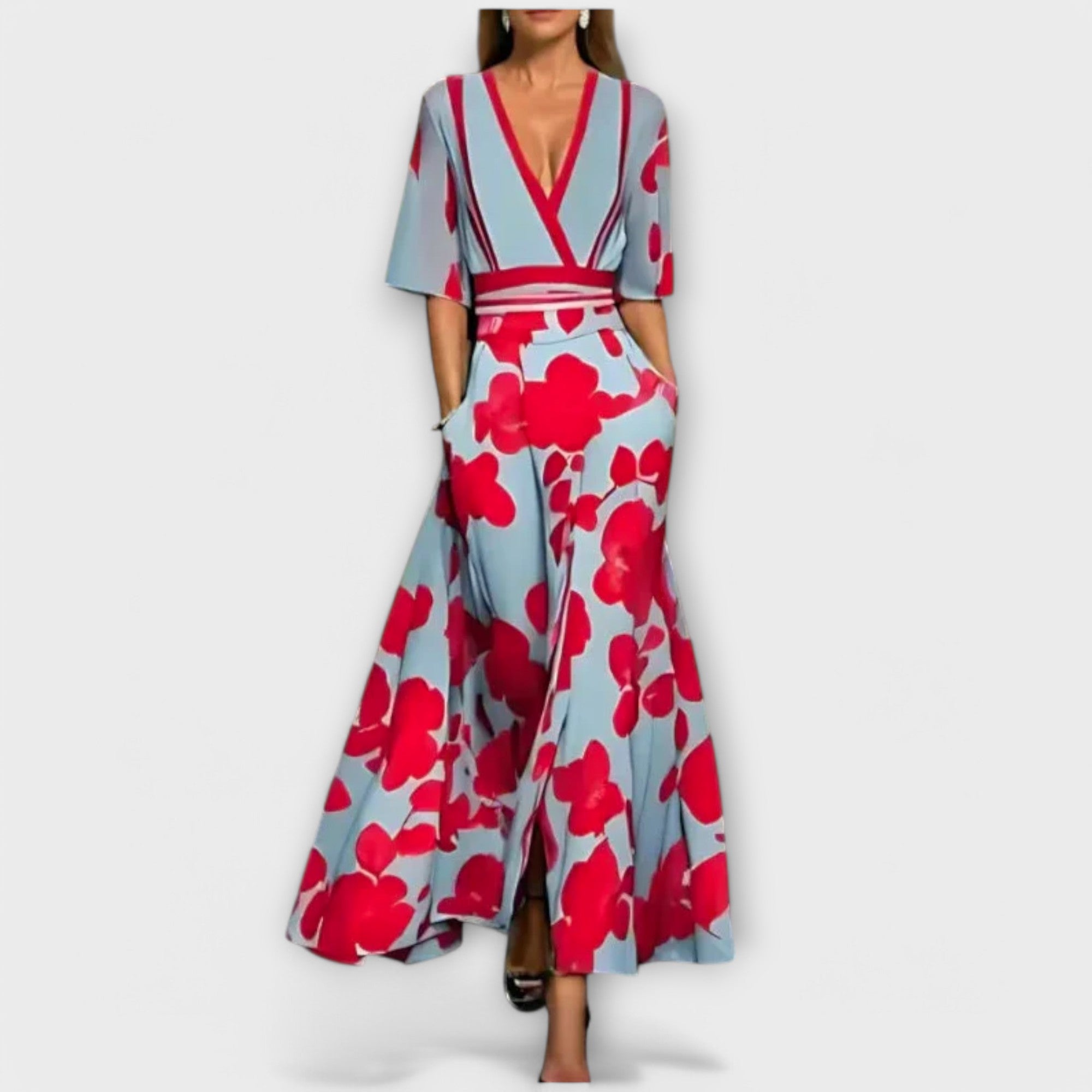 Ember® Eline – Elegante Gebloemde Jurk